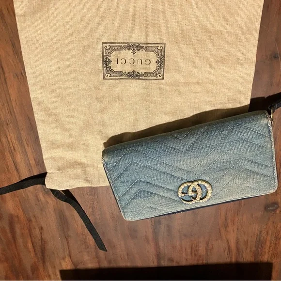 Gucci denim Quilted Women's Wallet - Picture 4 of 15